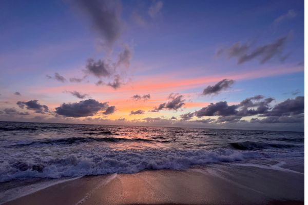 Sonnenuntergang am Meer